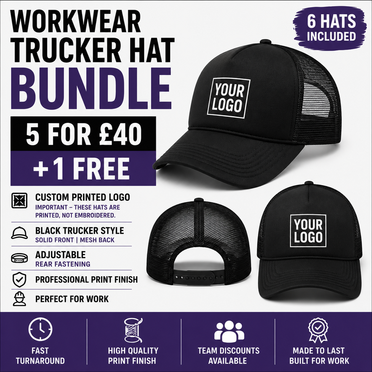 WORKWEAR HATS BUNDLE