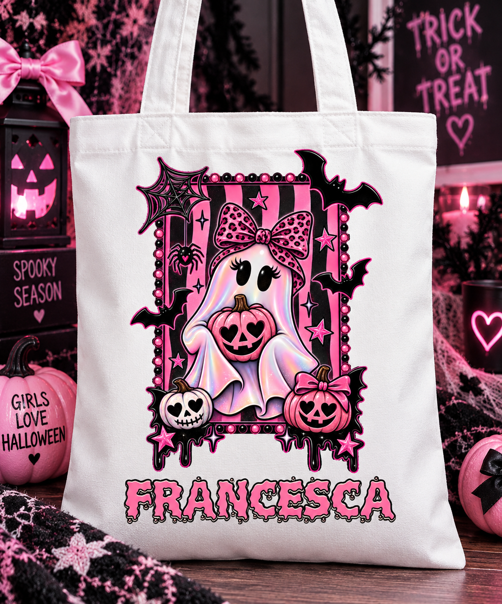 Personalised Halloween Tote Bag