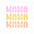 Mama DTF Transfer – Minimal Pastel Ready to Press Design