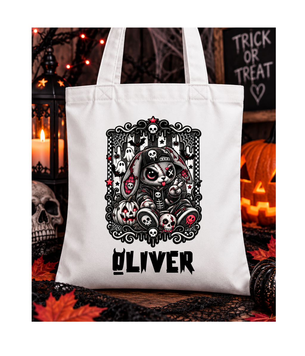 Personalised Halloween Tote Bag