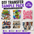 Dtf Heat Transfers - Sample Pack